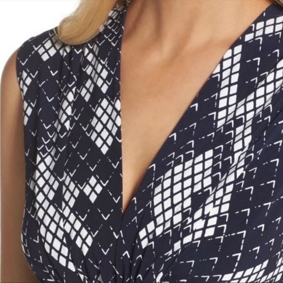 Eliza J Printed Sleeveless Maxi Dress 20W - Picture 3 of 6